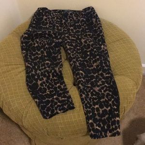 Harper cheetah print dress pant